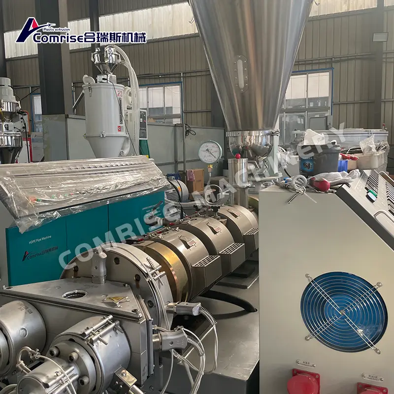 Lille diameter PVC tvillingrør maskine