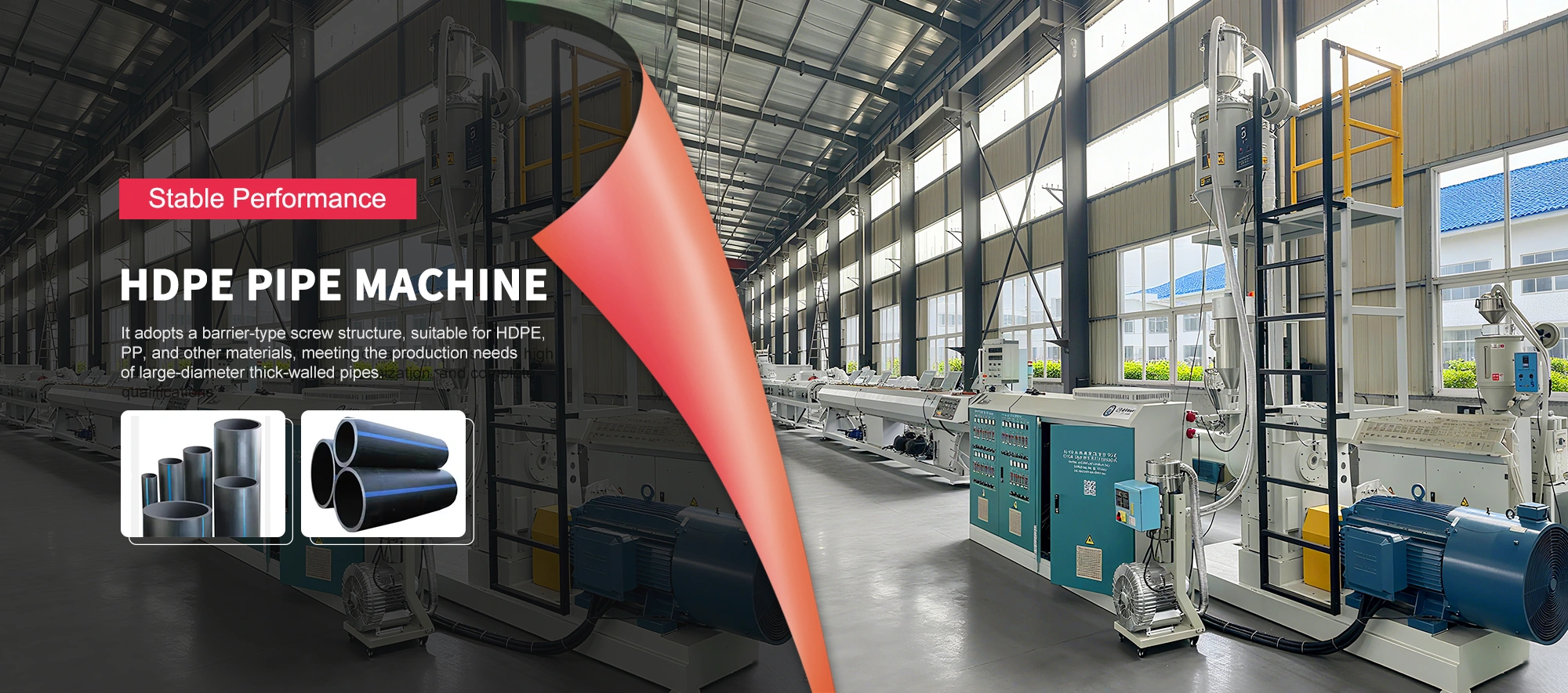 HDPE vandforsyningsrørmaskinefabrik HDPE vandforsyningsrørmaskinefabrik